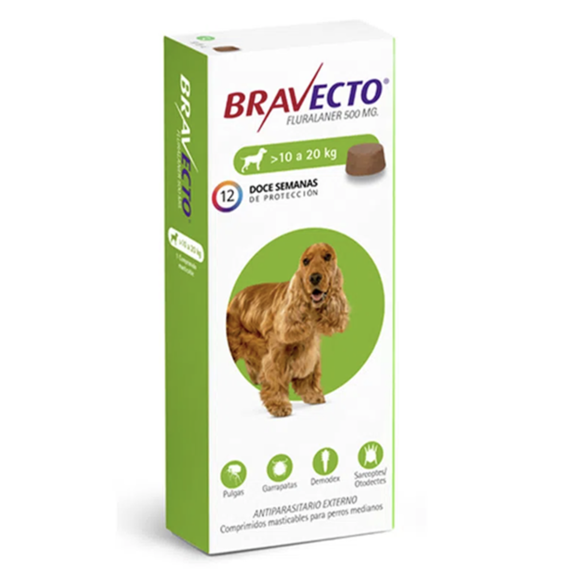 Bravecto Perros 10 a 20 kg