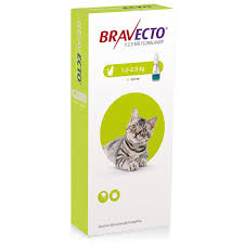 Bravecto Gatos 1,2 a 2,8 kg
