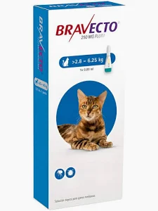 Bravecto Gatos 2,8 a 6,25 kg