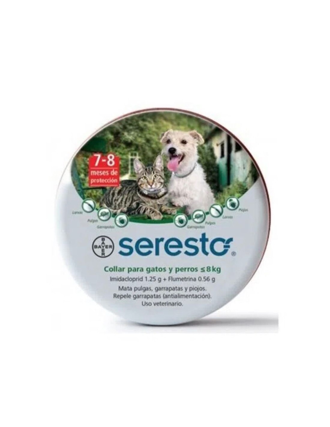 Collar Seresto -8 kg
