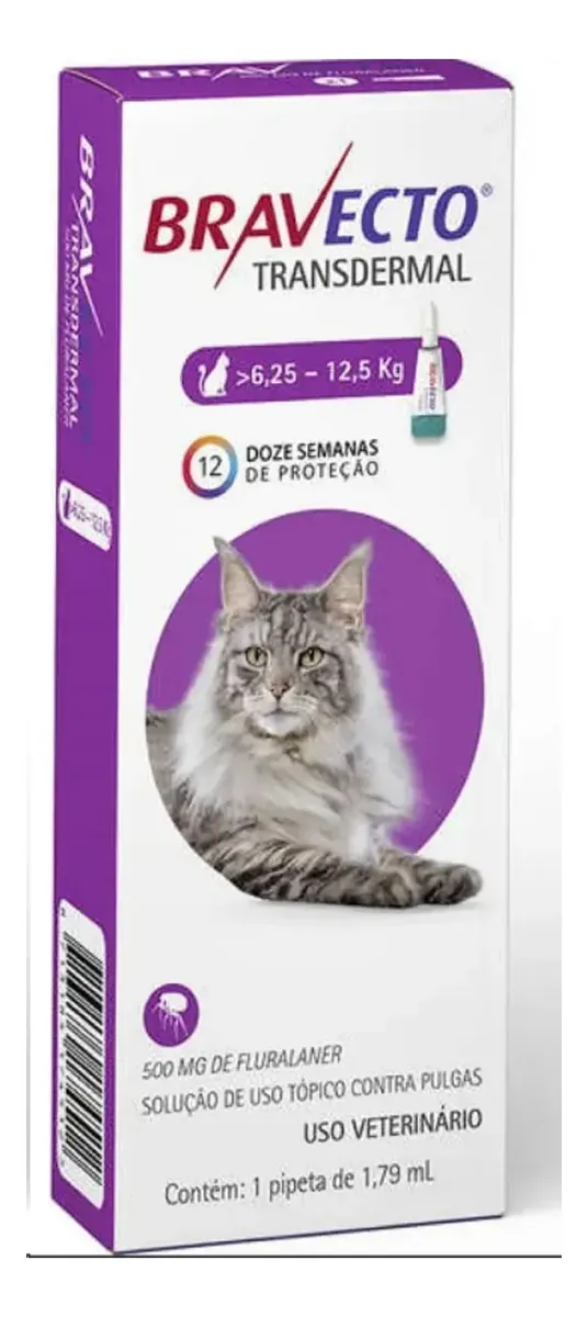 Bravecto Gatos 6,25 a 12,5